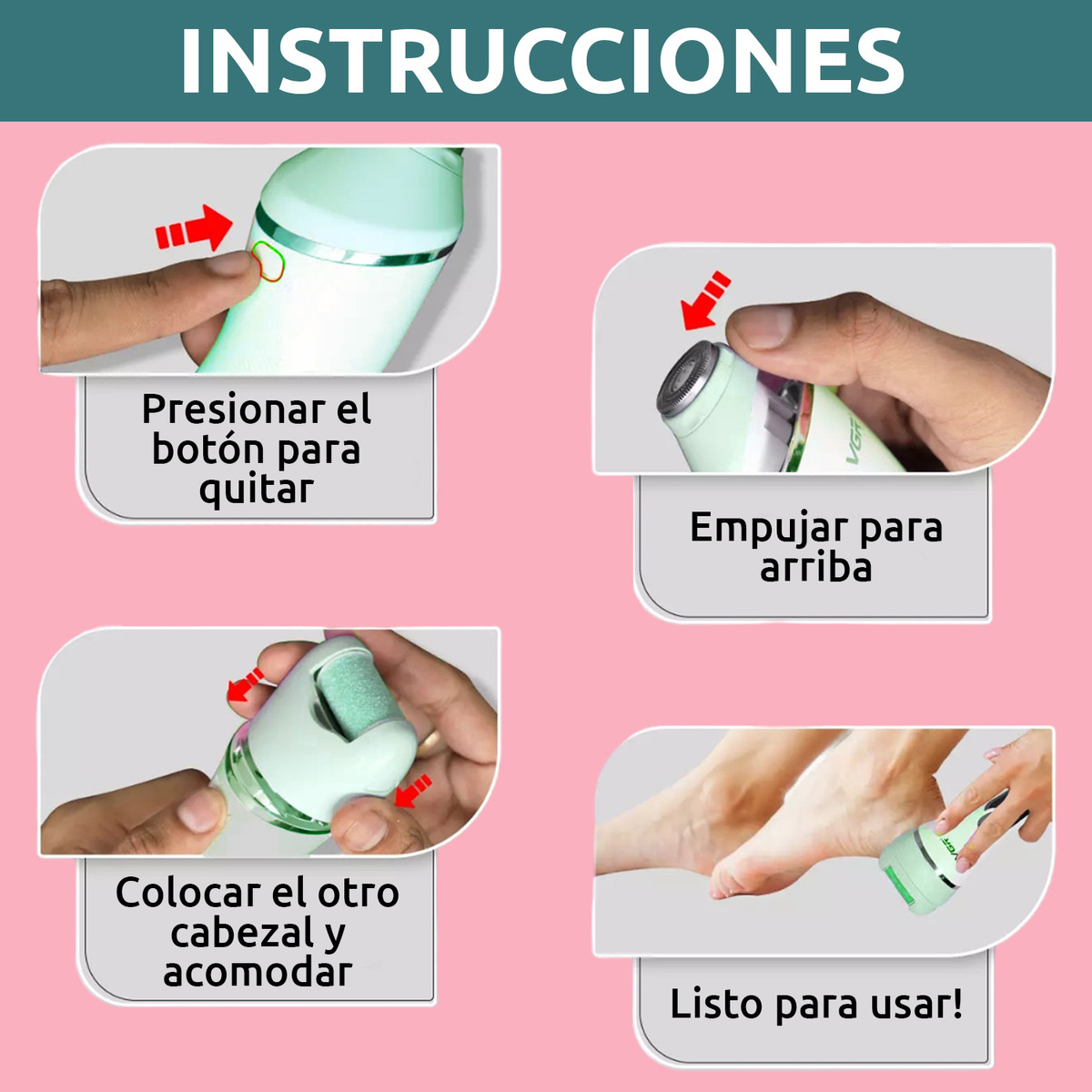 ماشین اصلاح موی بدن بانوان وی جی ار مدل V-756