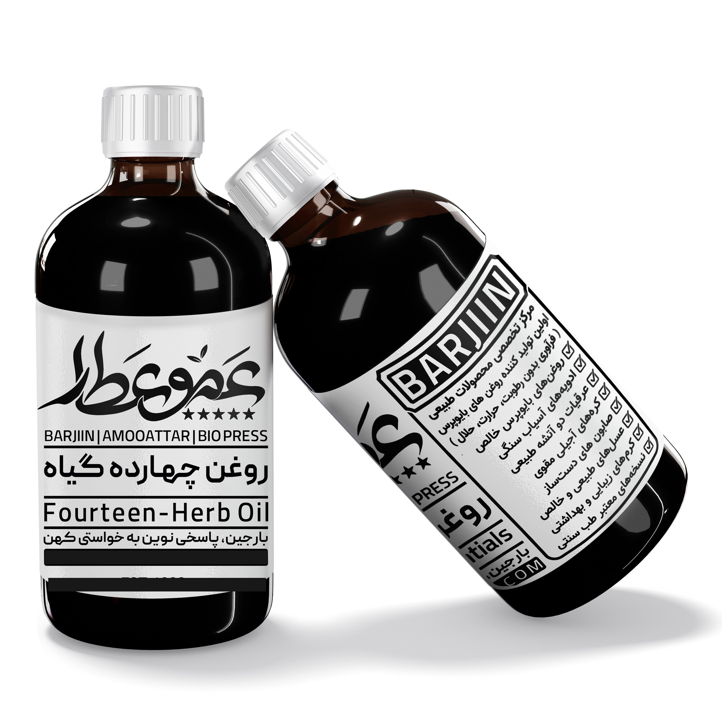 روغن چهارده گیاه بارجین مدل 06 حجم 120 میلی لیتر