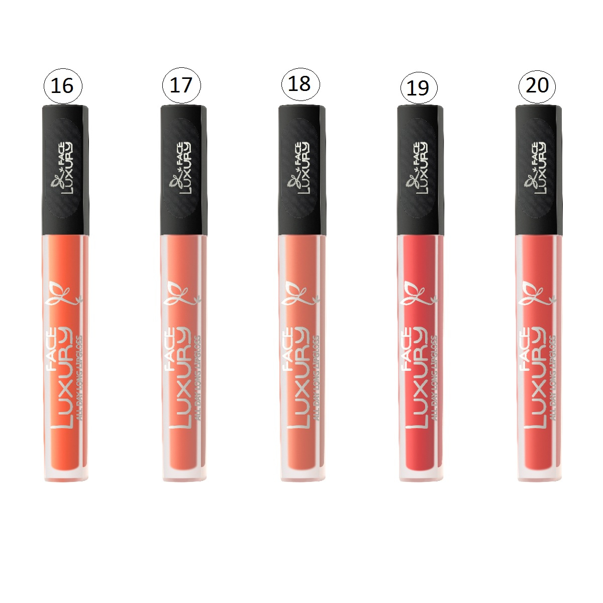 رژ لب مایع لاکچری فیس مدل 09 بسته 5 عددی