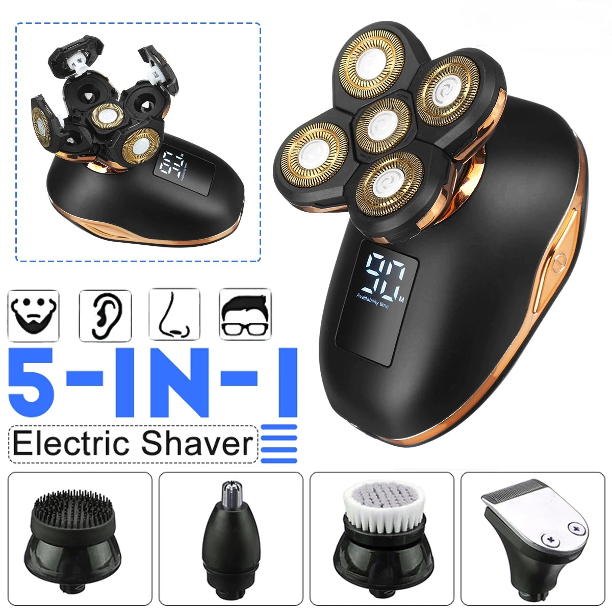 ست ماشین اصلاح موی سر و صورت و بدن روزیا پرو مدل HT986