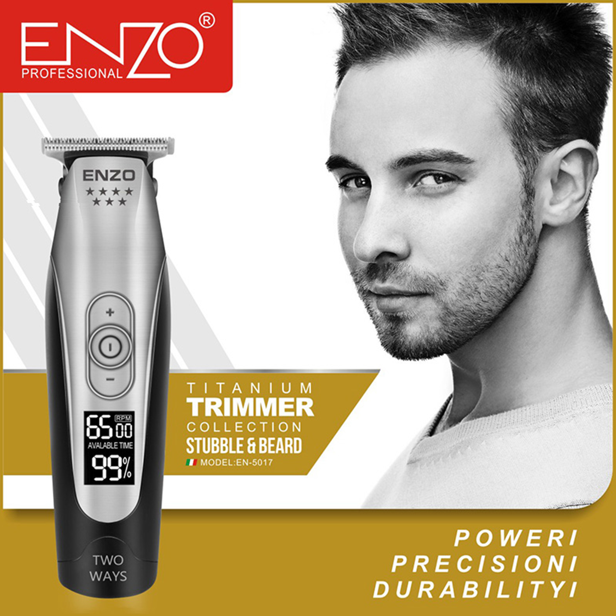 ماشین اصلاح موی سر و صورت انزو پروفیشینال مدل EN-5017