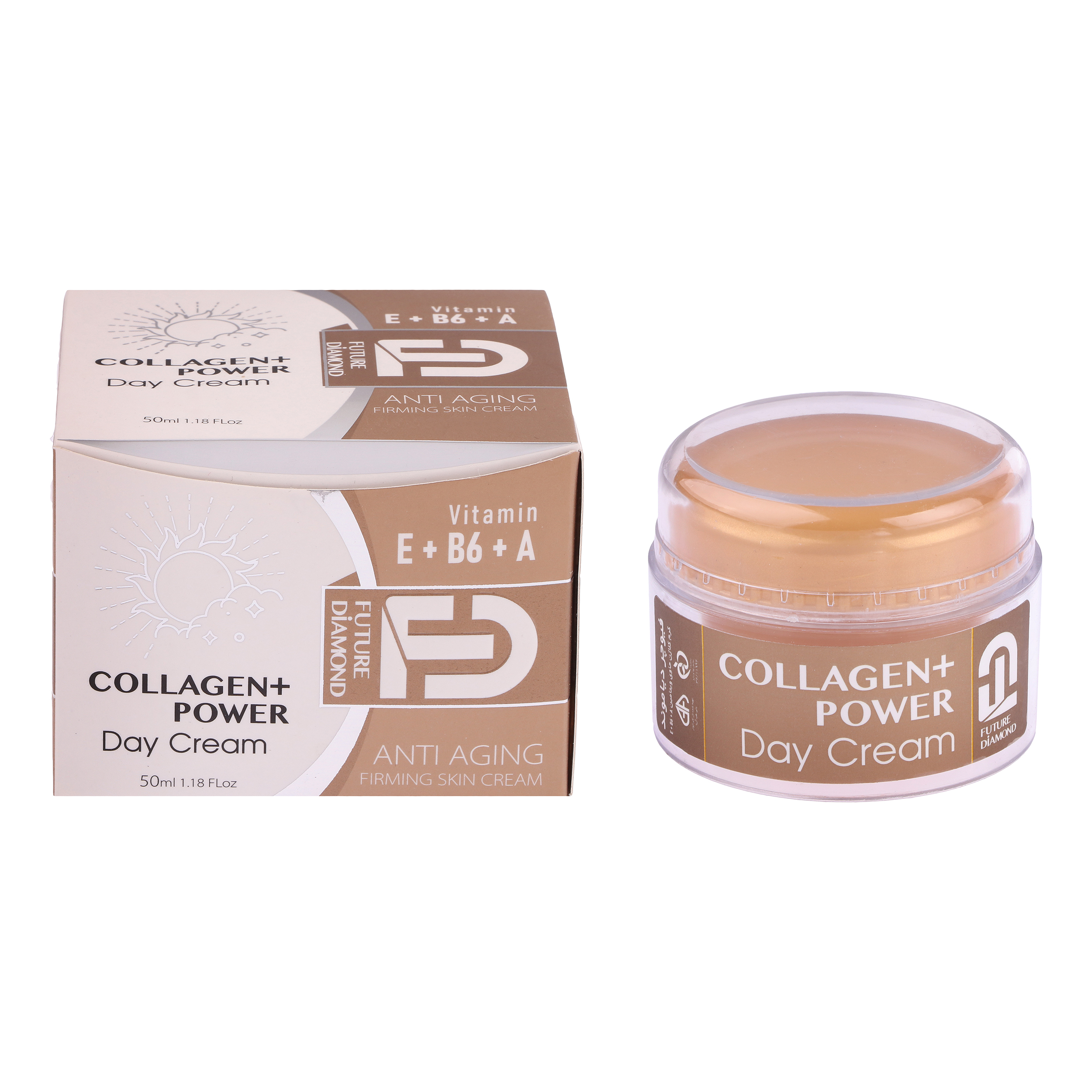 کرم ضد چروک فیوچر دیاموند مدل COLLAGEN مناسب انواع پوست حجم 50 میلی لیتر