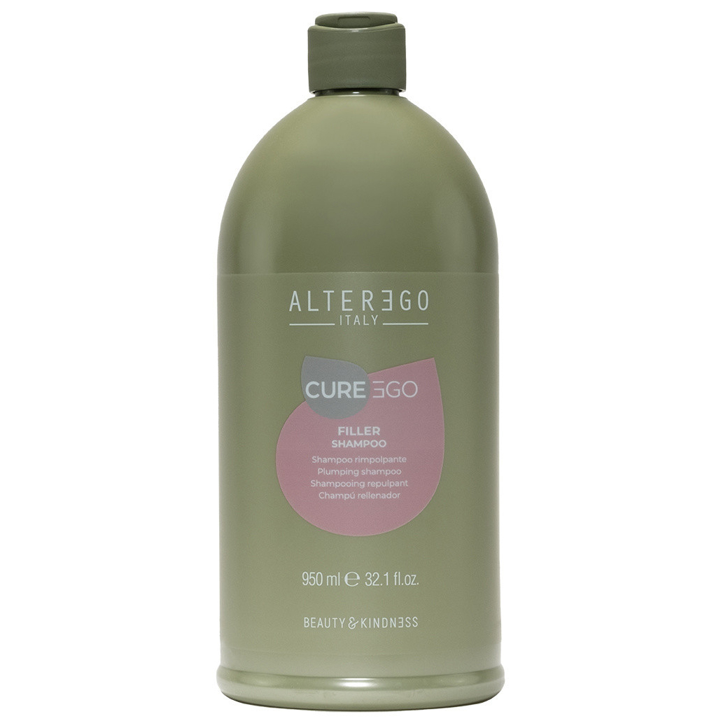 شامپو تقویت کننده و ترمیم کننده مو زنانه آلترگو مدل فیلر مناسب برای موهای آسیب دیده حجم 950 میلی لیتر