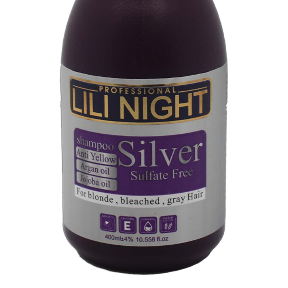 شامپو مو لی لی نایت مدل ضد زردی حجم 400 میلی لیتر