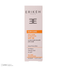 فلوئید ضد آفتاب بی رنگ اریکه مدل Anti-Acne مناسب پوست های آکنه دار حجم 50 میلی لیتر