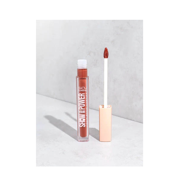 رژ لب مایع پاستل مدل SHOW YOUR POWER شماره 604