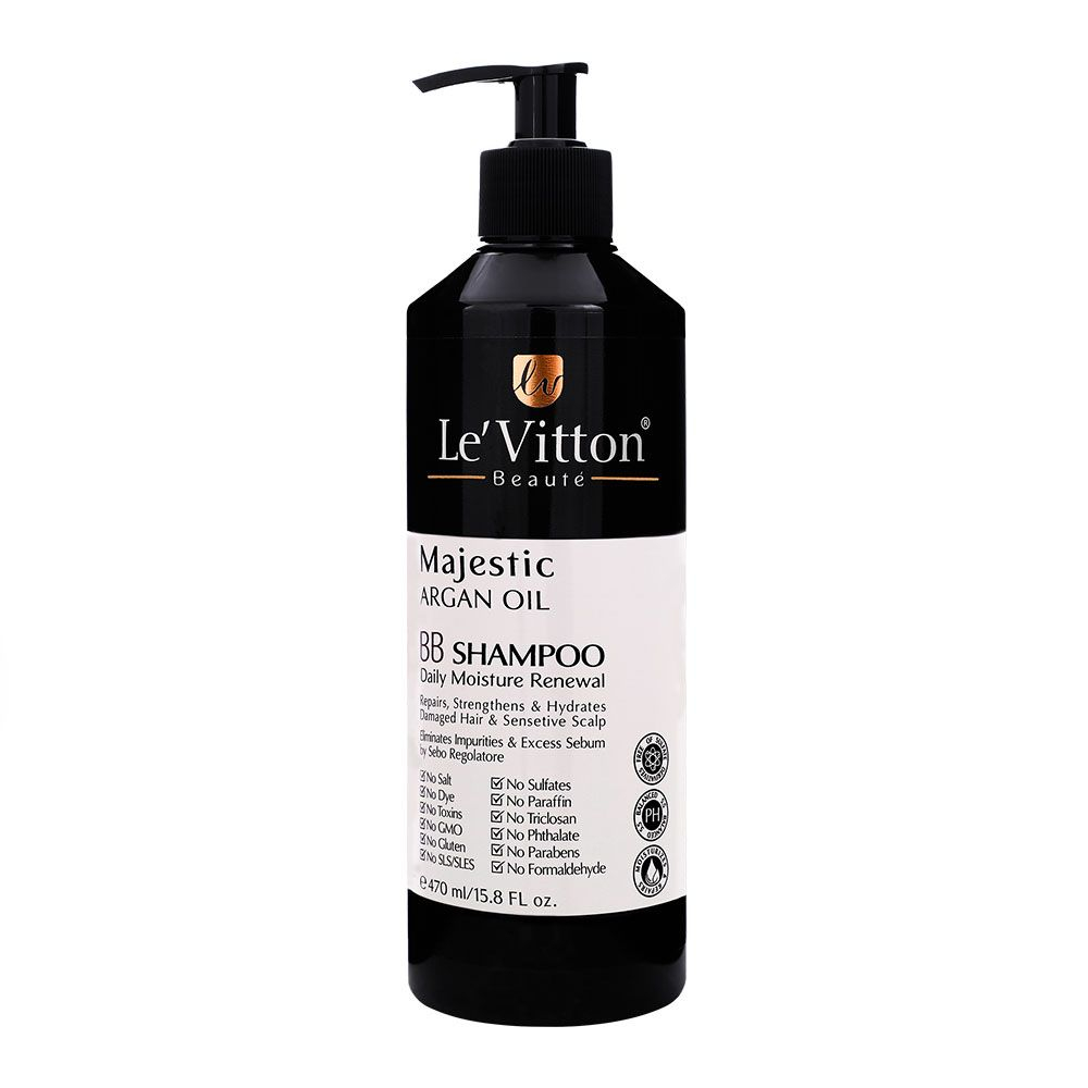 شامپو تقویت کننده مو لویتون مدل BB حجم 470 میلی لیتر