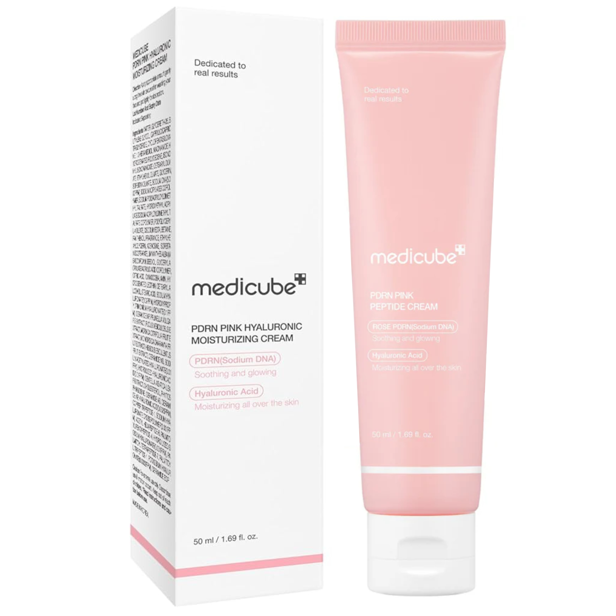 کرم مرطوب کننده مدیکیوب مدل PDRN Hyaluronic حجم 50 میلی لیتر