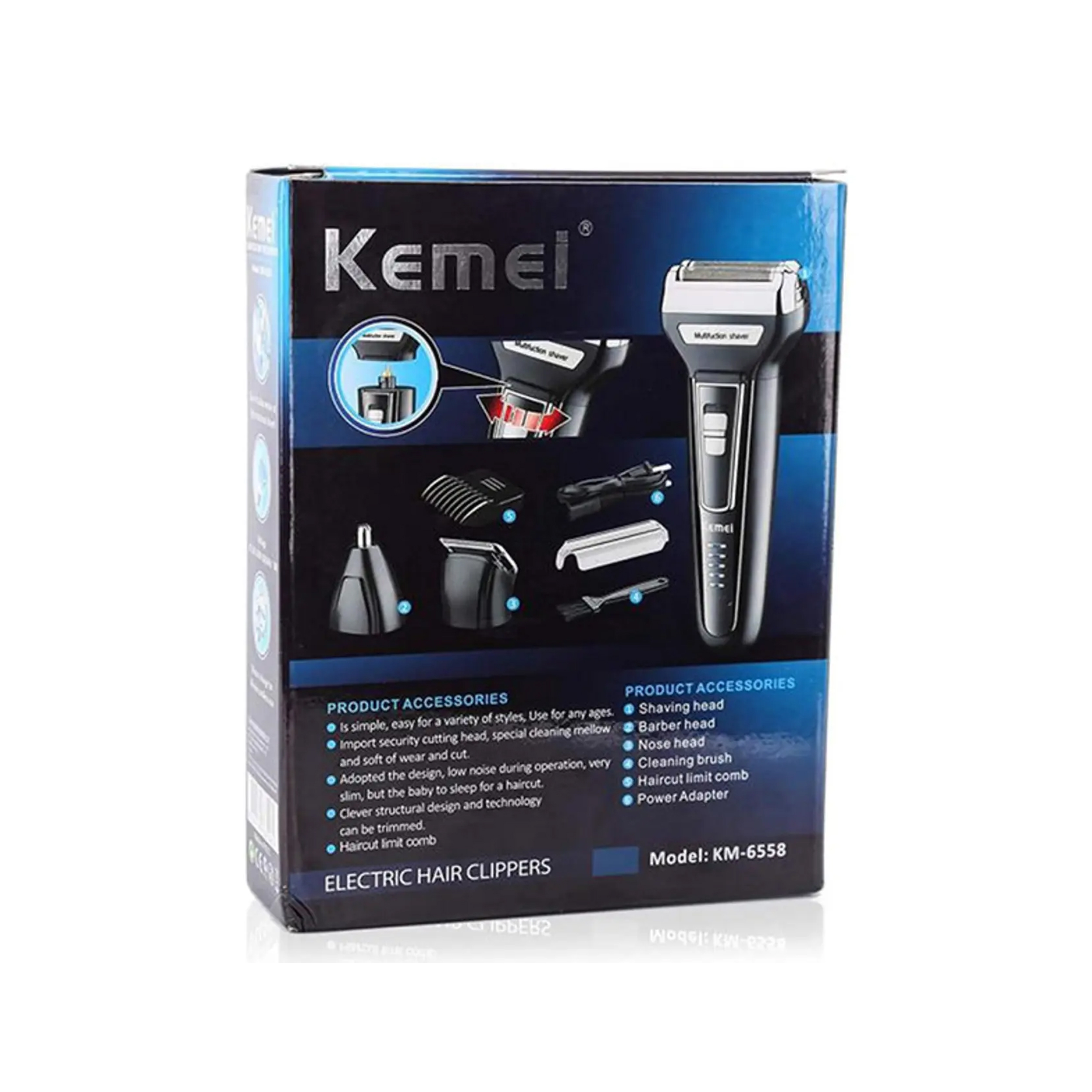 ماشین اصلاح موی صورت کیمی مدل KM-6558