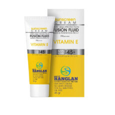 فلویید ضد آفتاب بدون رنگ جي پو اويل هانگلن SPF 45 مدل فیوژن مناسب انواع پوست‌ حجم 45 میلی‌لیتر