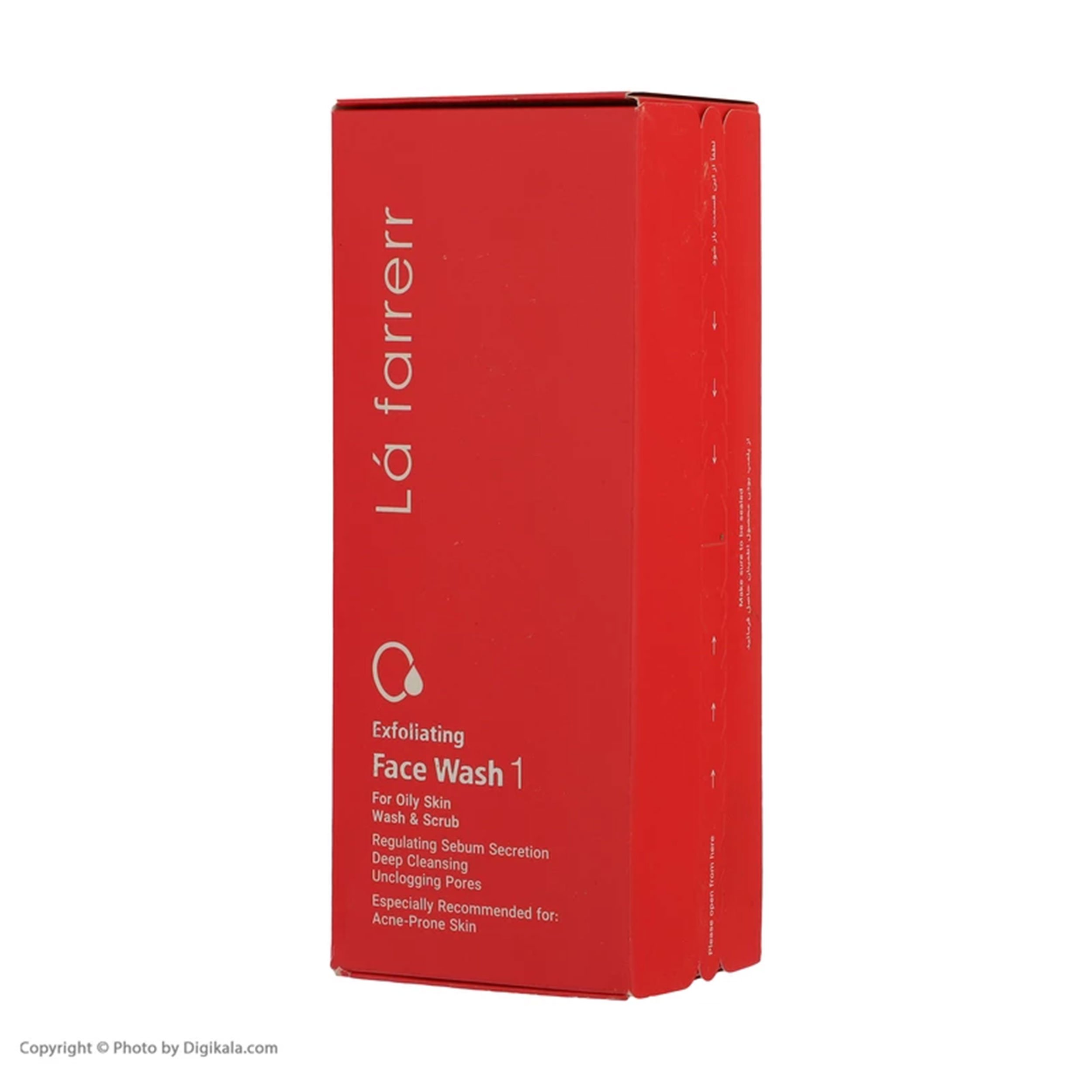 ژل شستوشوی و لایه بردار صورت لافارر مدل 01 مناسب پوستهای چرب حجم 150 میلیلیتر