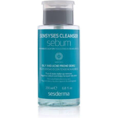 محلول پاک کننده آرایش صورت سسدرما مدل sebum حجم 200 میلی لیتر