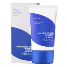 ژل ضد آفتاب بدون رنگ ایزنتری SPF 50 مدل هیالورونیک اسید مناسب پوستهای خشک و حساس حجم 50 میلیلیتر