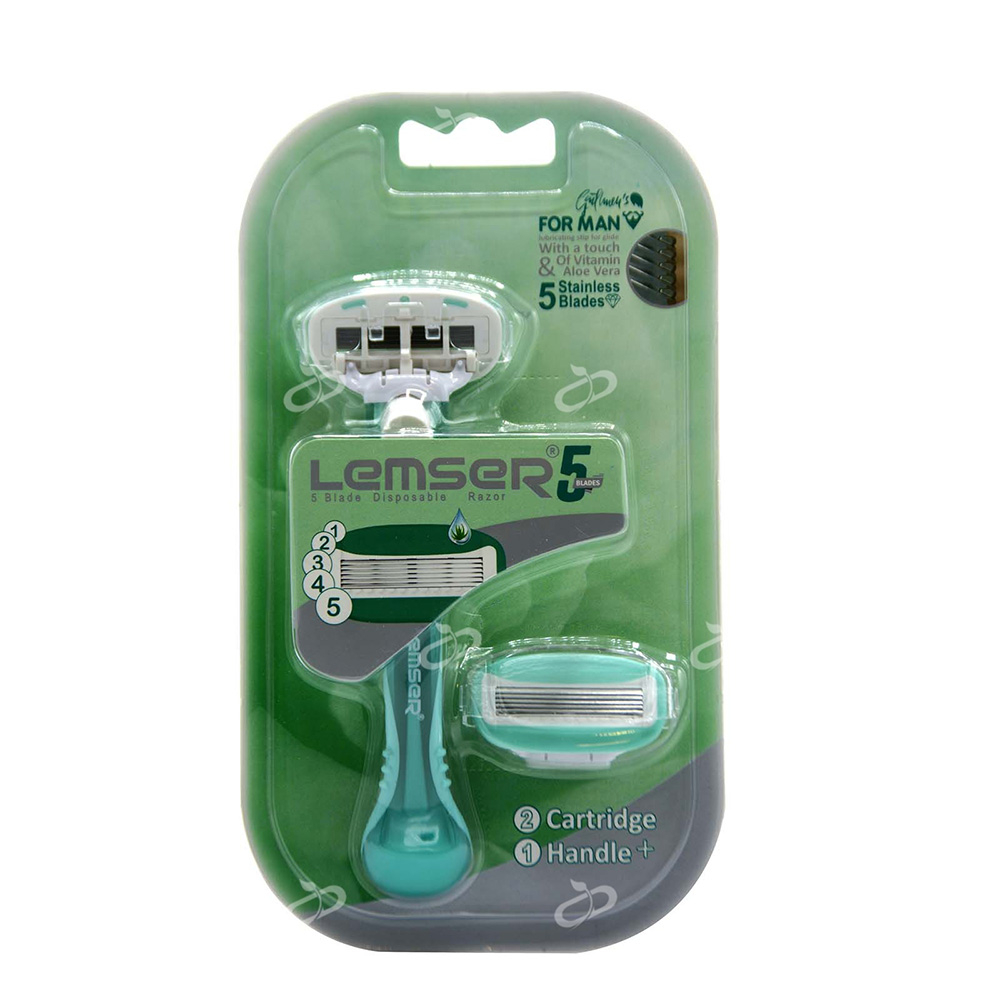 خود تراش ‏لمسر مدل cartridge به همراه تیغ یدک