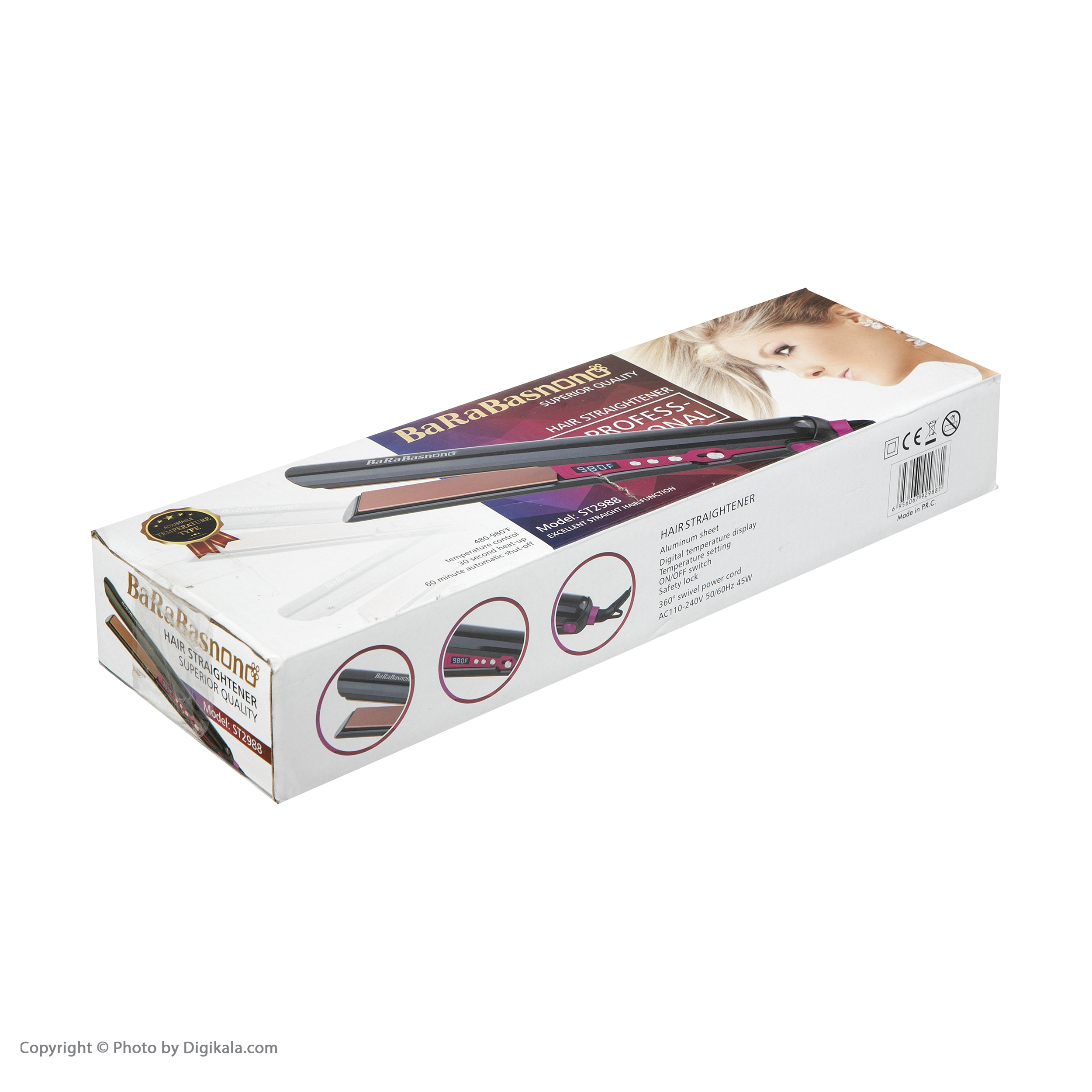 اتو مو باراباس نانو مدل ST2988