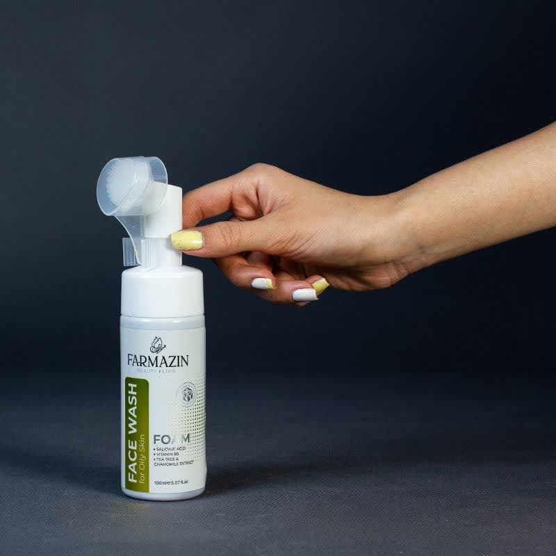 فوم شستشوی صورت فارمازین مدل بابونه و درخت چای مناسب برای پوست چرب حجم 150 میلی لیتر مجموعه دو عددی