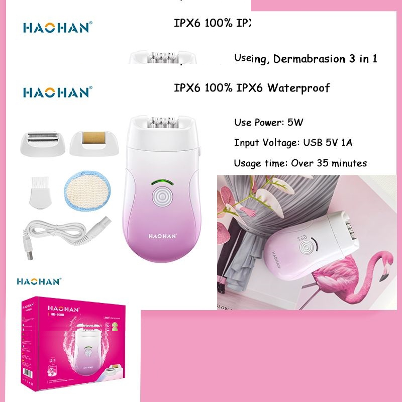 ست اصلاح موی بدن بانوان هاوهان مدل HB-908B