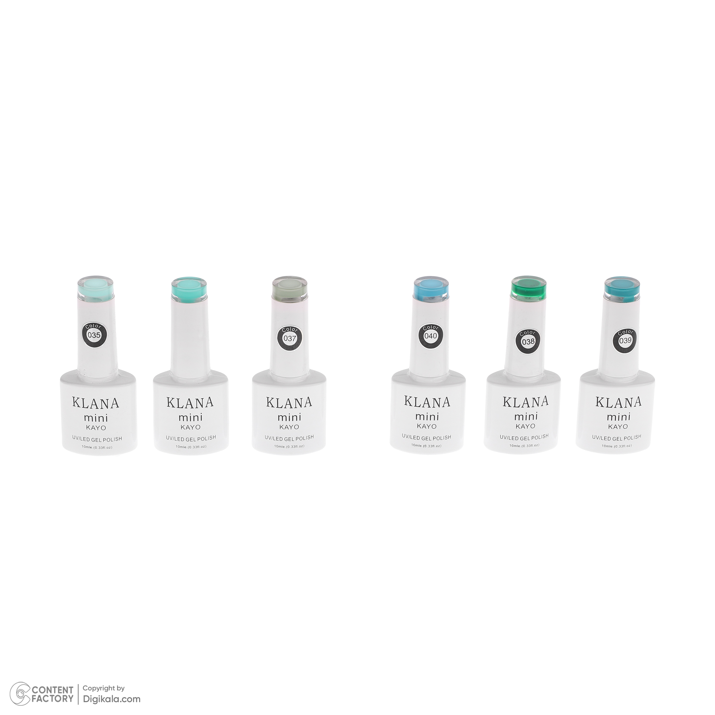 لاک ژل ناخن کلانا مدل لاکچری بسته 50 عددی