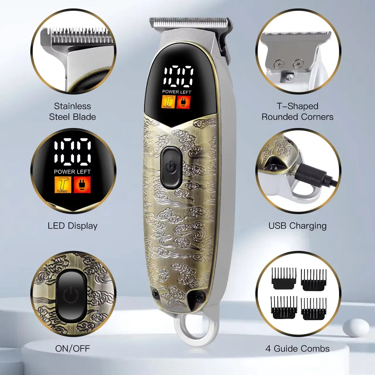 ماشین اصلاح موی سر و صورت شارژی دیناواری مدل D-168