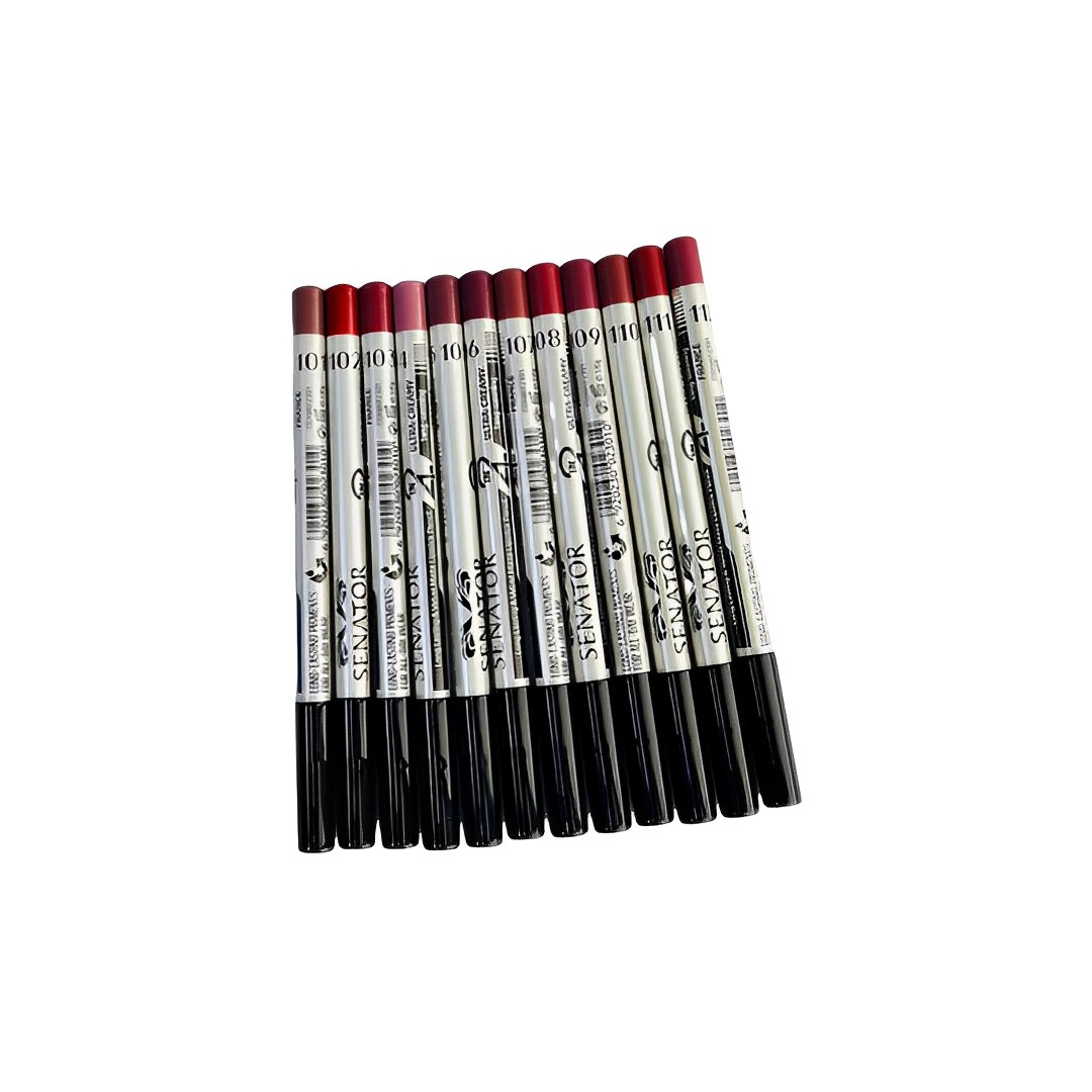 رژ لب مدادی سناتور مدل Ultra Creamy بسته 12 عددی