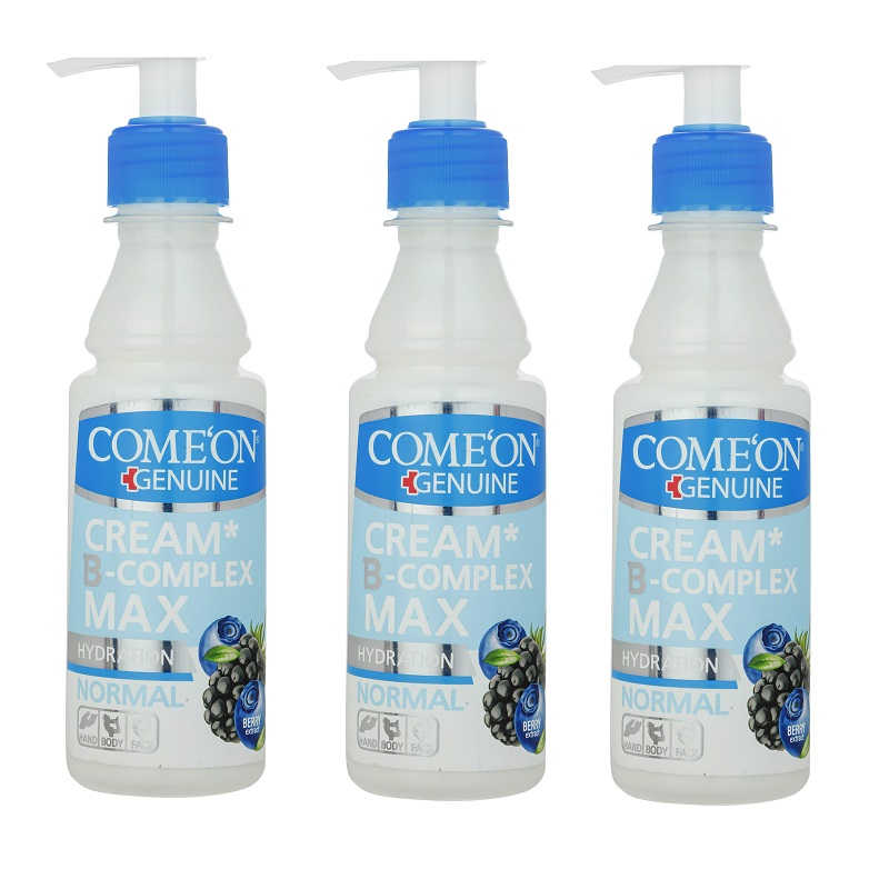 کرم مرطوب کننده کامان مدل معمولی حجم 215 میلی لیتر مجموعه 3 عددی