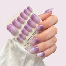 ناخن مصنوعی دست میراکل آرت مدل گرد کد R2400109 بسته 24 عددی