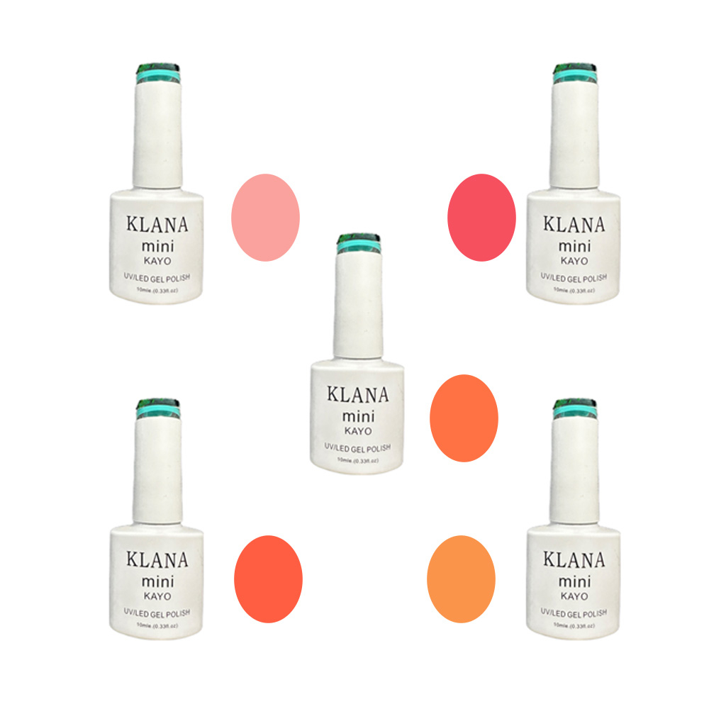 لاک ژل کلانا شماره 20.21.22.23.24 بسته 5 عددی