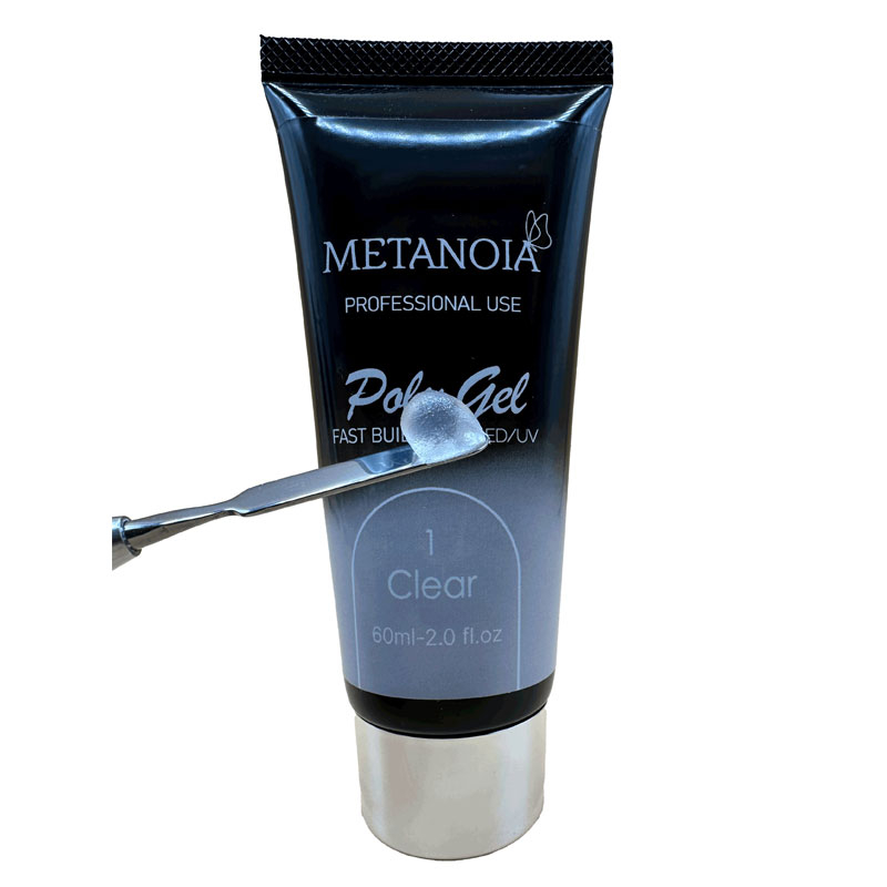 پلی ژل کاشت ناخن متانویا کد 01 حجم 60 میلی لیتر