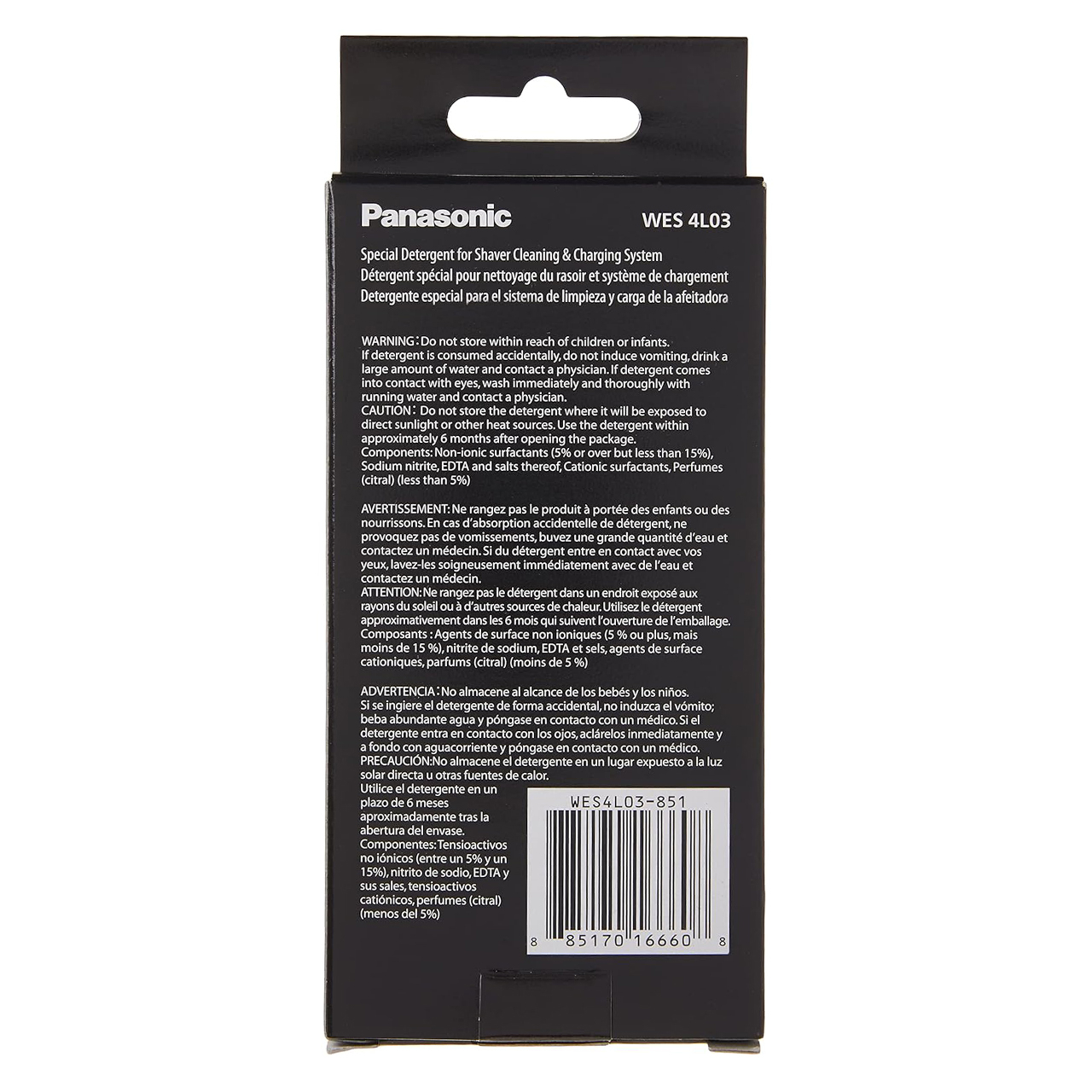 ژل شستشو ماشین اصلاح پاناسونیک مدل WES 4L03 بسته 3 عددی