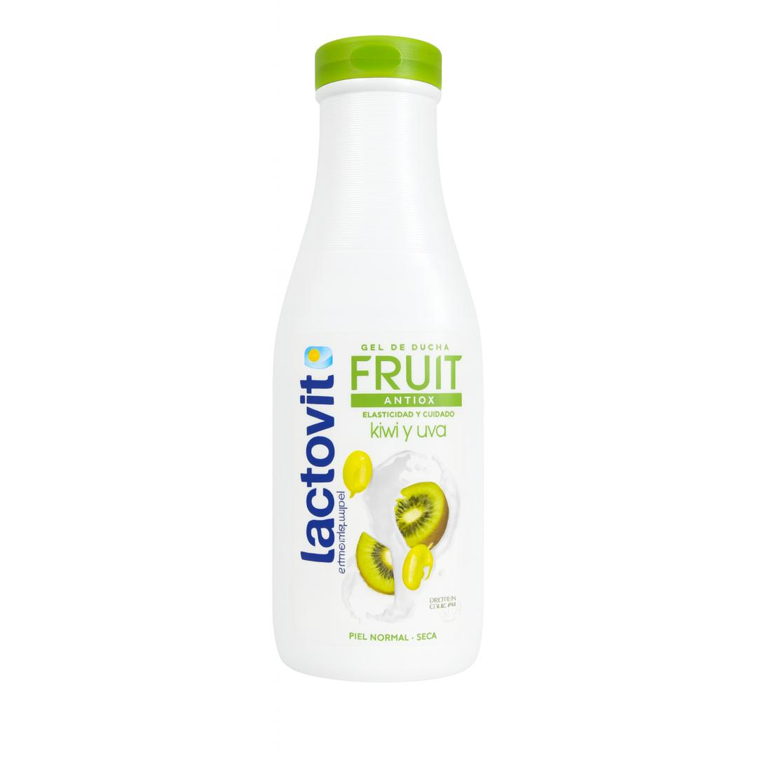 ژل شستشو بدن لاکتویت مدل Uva با رایحه کیوی مناسب برای پوست خشک حجم 600 میلی لیتر