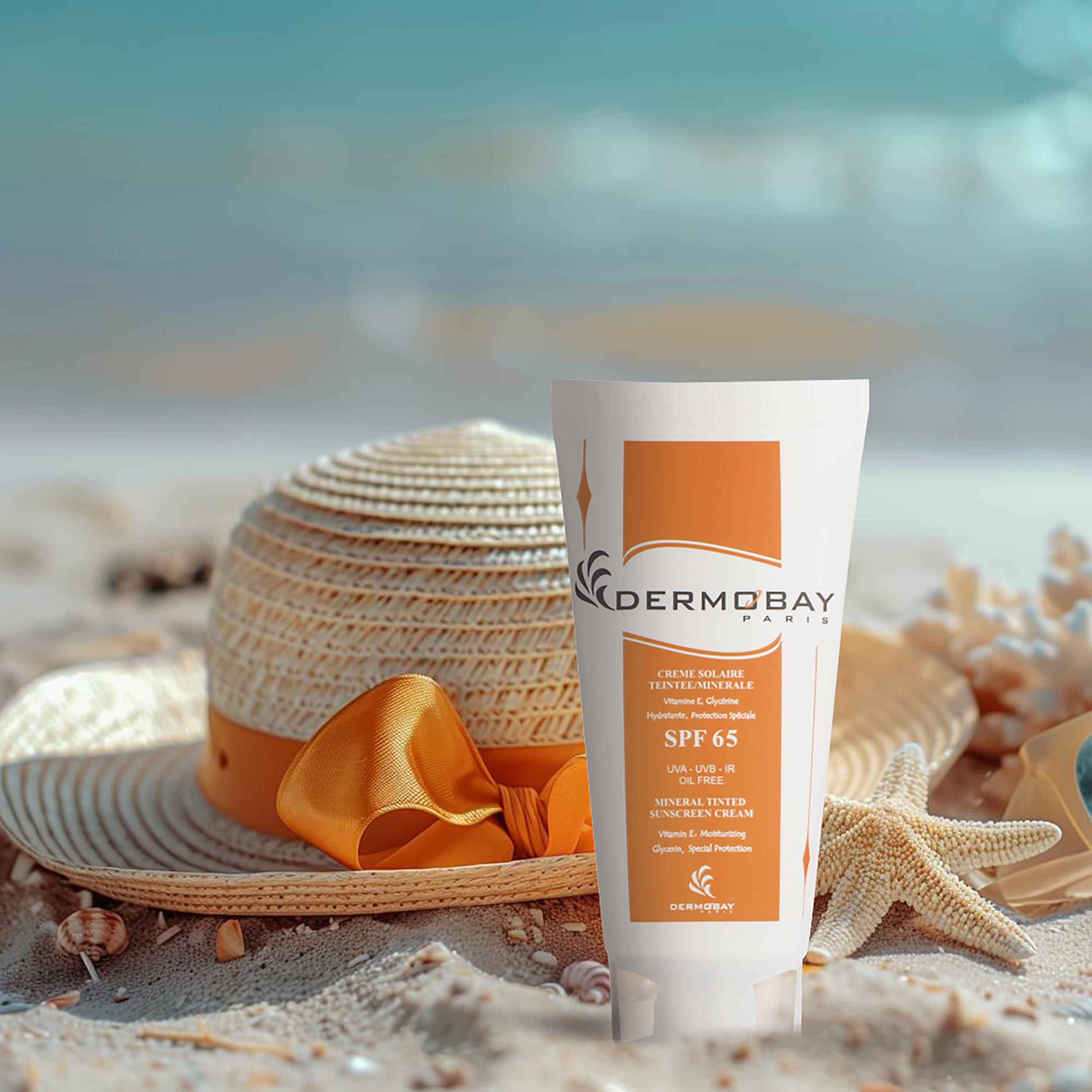 کرم ضدآفتاب رنگی درموبای مدل SPF65، مناسب پوست‌های چرب، حجم 50 میلی‌لیتر