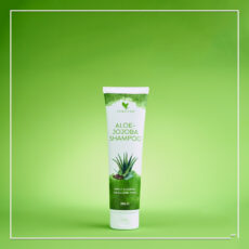 شامپو تقویت کننده و ضد ریزش مو فوراورلیوینگ پروداکتز مدل آلوئه جوجوبا حجم 296میلی لیتر