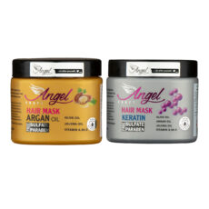 ماسک مو انجل کرفت مدل کراتین و آرگان حجم 500 میلی لیتر مجموعه 2 عددی