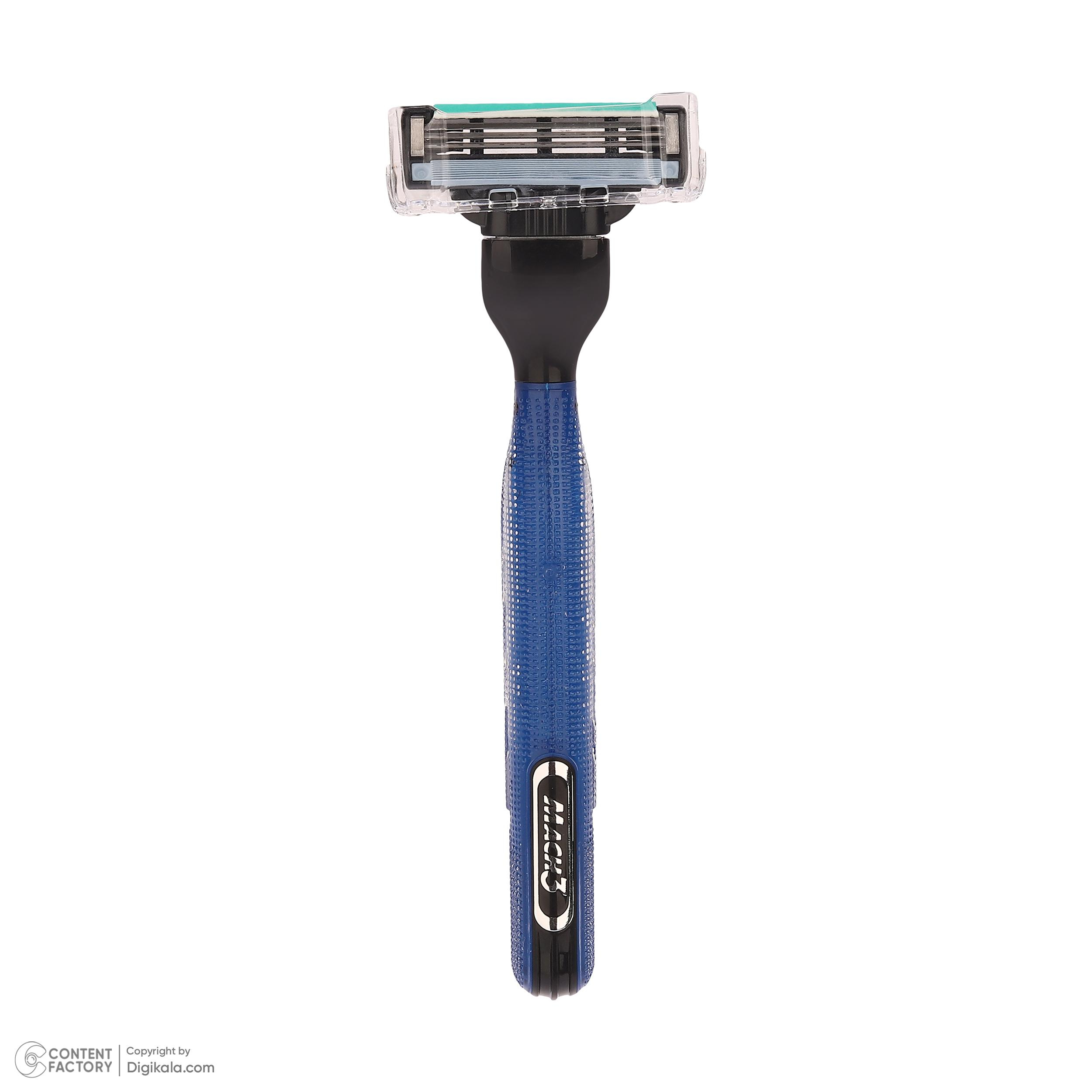 خود تراش ژیلت مدل +MACH3 به همراه تیغ یدک