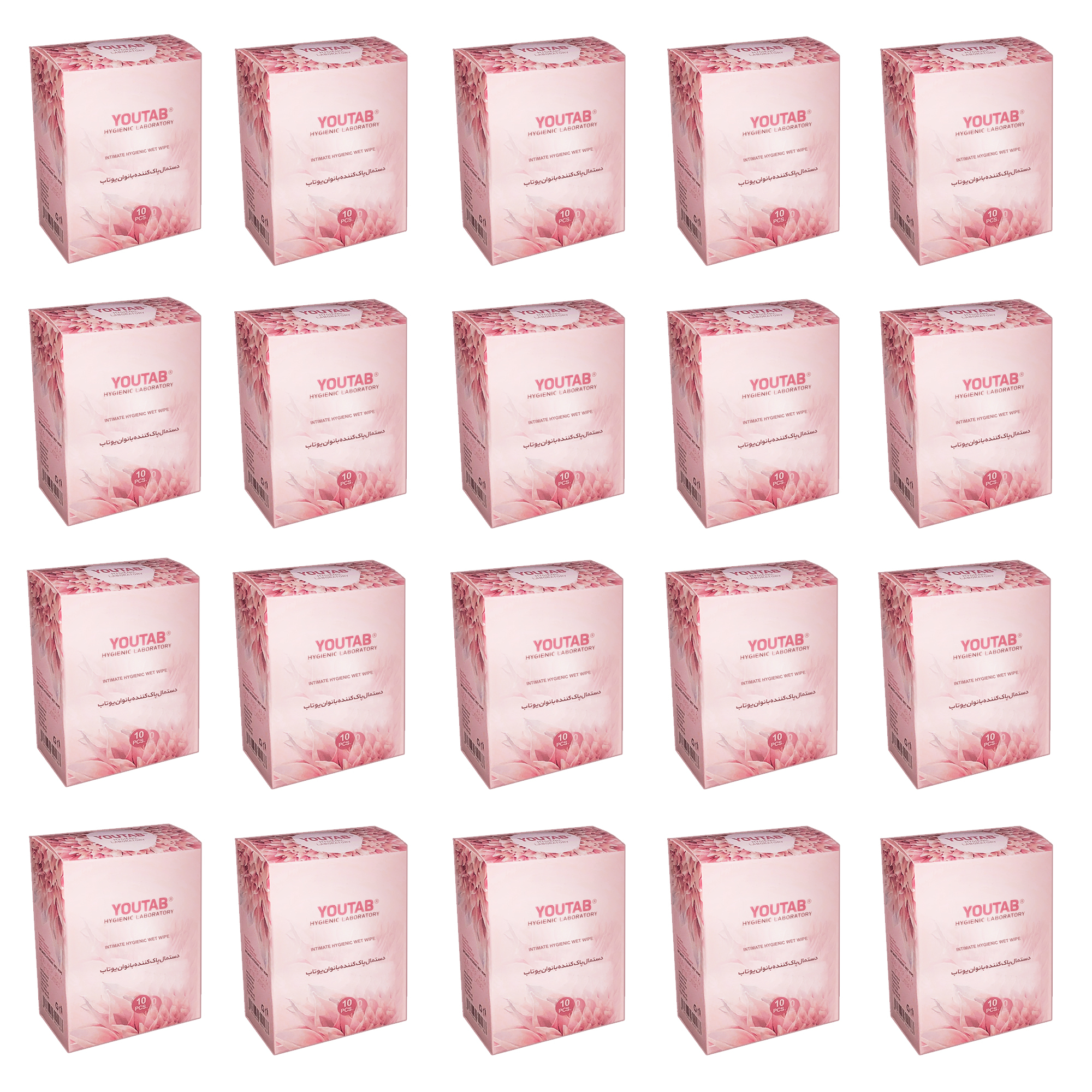 دستمال مرطوب یوتاب مدل Sensitive20 بیست بسته 10 عددی