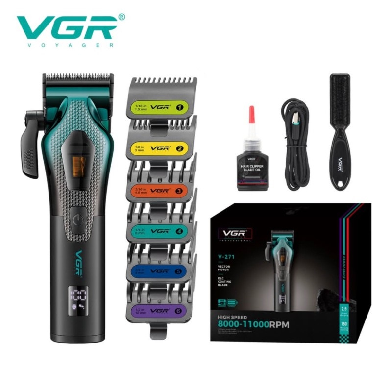 ماشین اصلاح موی سر و صورت شارژی وی جی آر مدل V-271