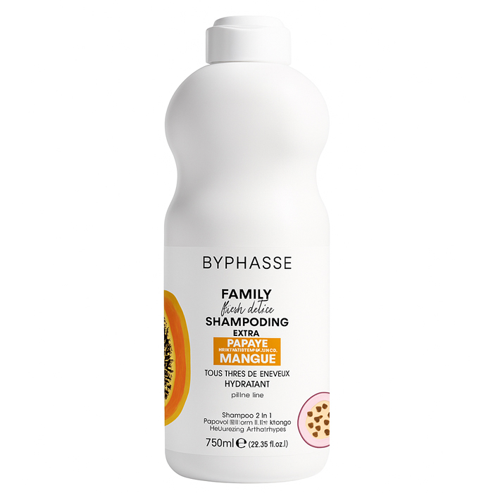 شامپو مو بایفس مدل PAPAYE MANGUE مناسب برای انواع مو حجم 750 میلی لیتر