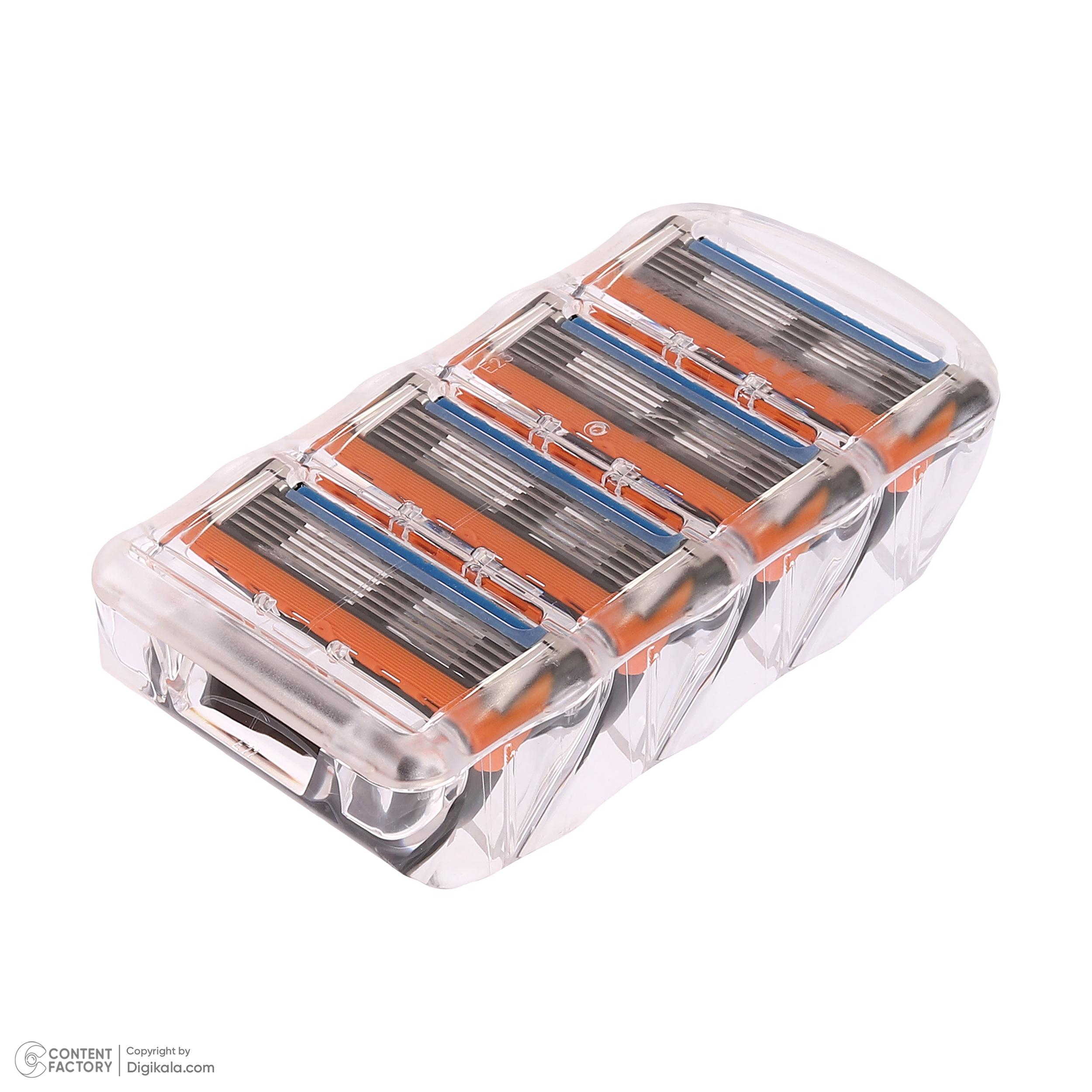 تیغ یدک ژیلت  مدل Fusion5 Power بسته 4 عددی