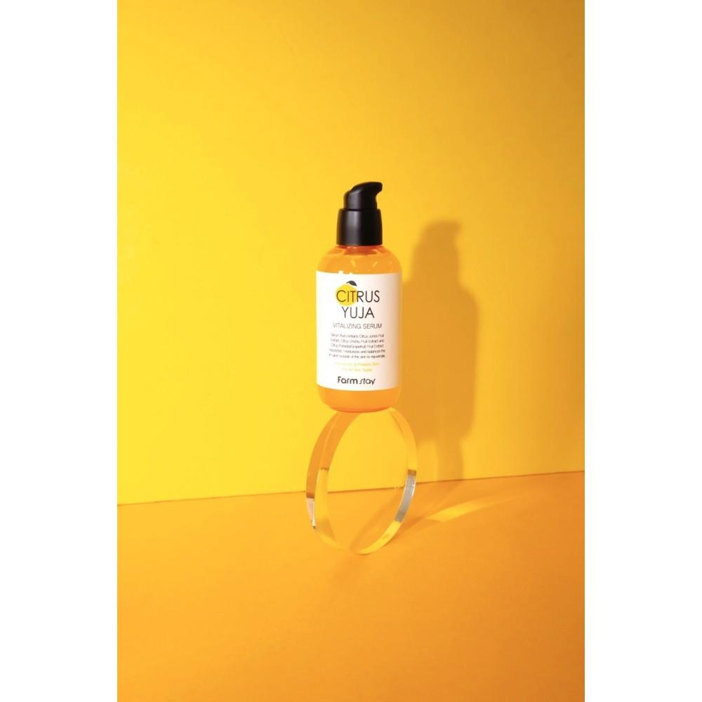 سرم پوست فارم استی مدل CITRUS YUJA VITALIZING حجم 100 میلی لیتر