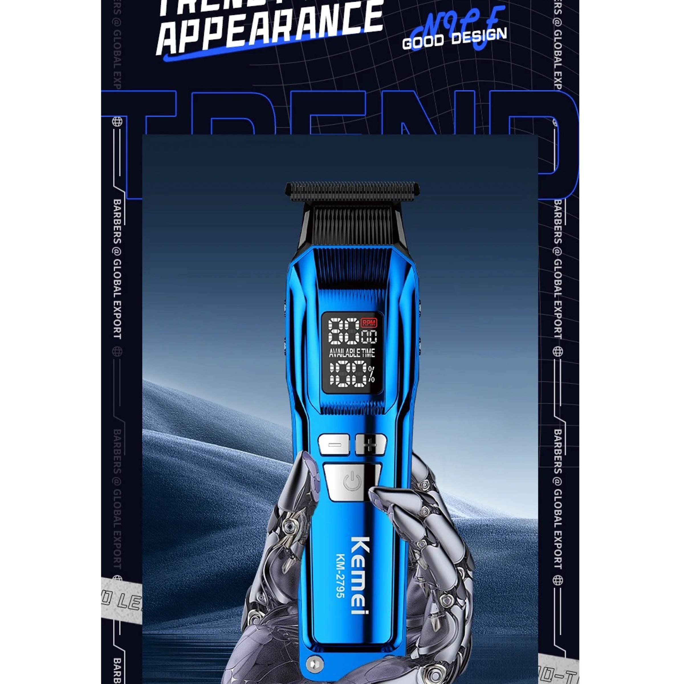 ماشین اصلاح موی سر و صورت کیمی مدل KM-2795