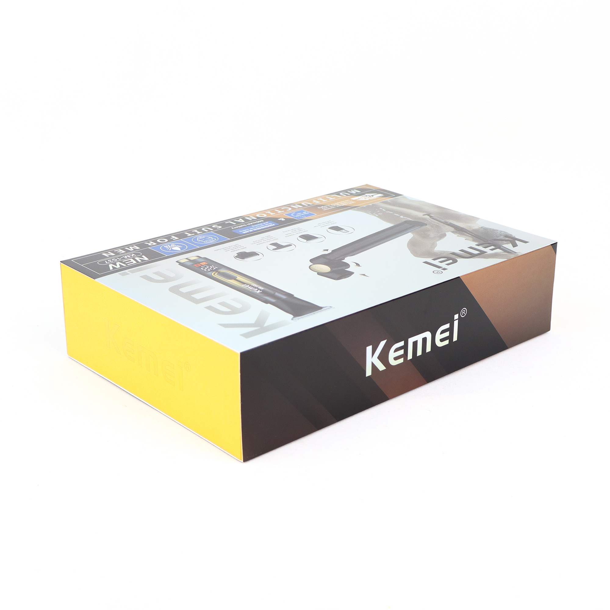 ست ماشین اصلاح موی صورت و بدن شارژی کیمی مدل KM-1537