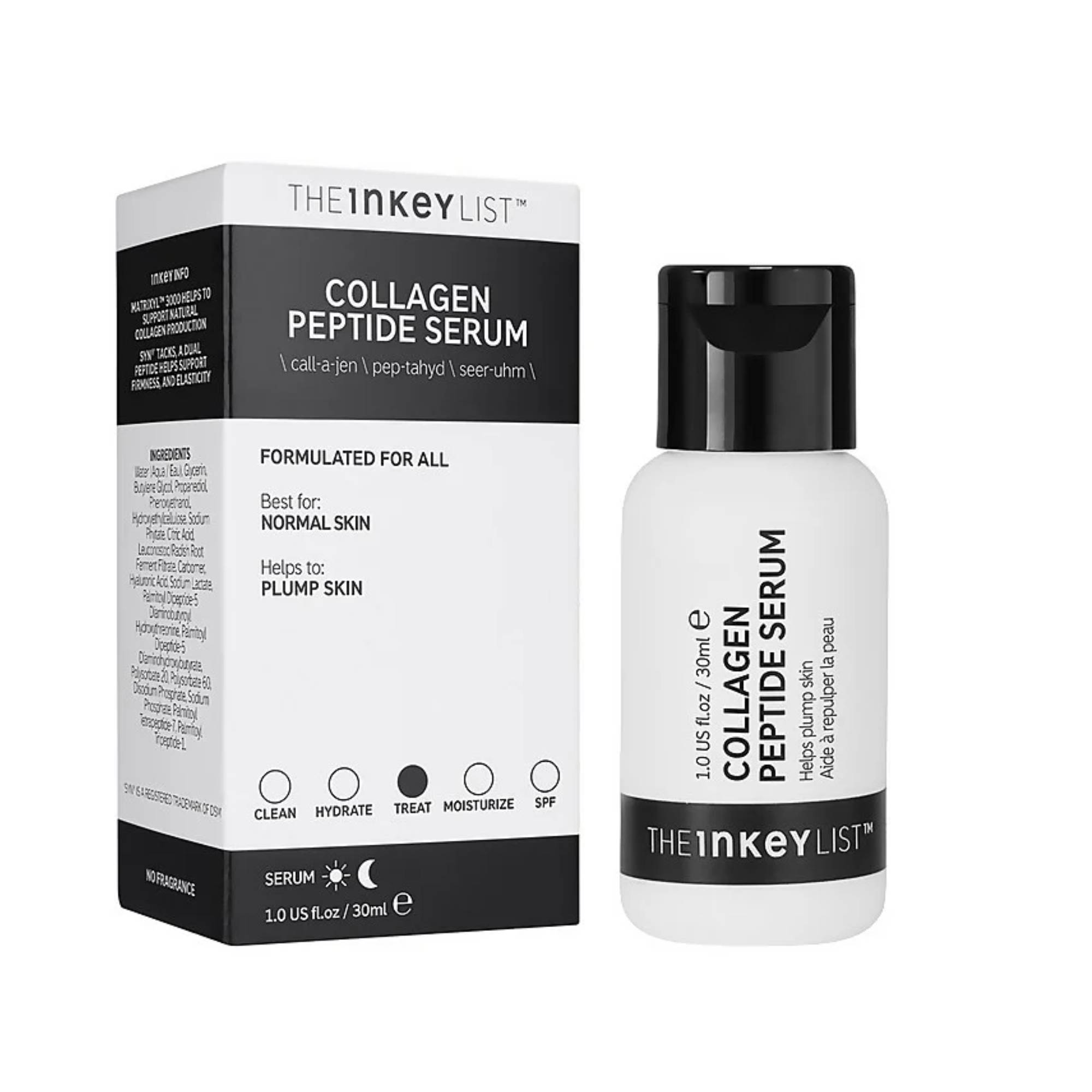 سرم ضد چروک دی اینکی لیست مدل Collagen Peptide مناسب انواع پوست حجم 30 میلی لیتر