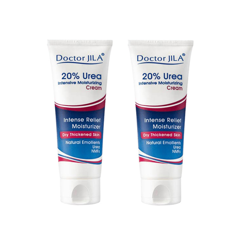 کرم مرطوب کننده دکتر ژیلا مدل اوره 20 درصد حجم 75 میلی لیتر مجموعه 2 عددی