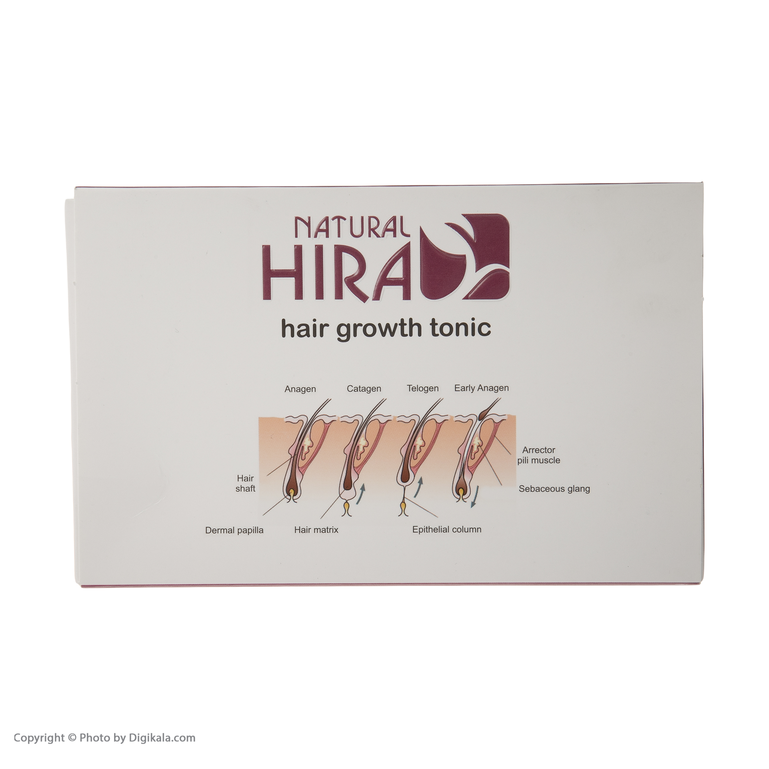 تونیک تقویت کننده مو هیرا مدل ویال حجم 18 میلی لیتر مجموعه 3 عددی