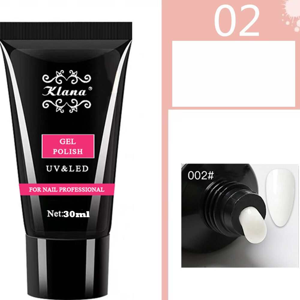 پلی ژل کاشت ناخن کلانا کد 002 حجم 30 میلی لیتر به همراه پلی ژل کاشت ناخن کلانا کد 009 حجم 60 میلی لیتر