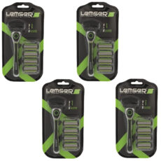 خود تراش لمسر مدل 051 مجموعه 4 عددی به همراه تیغ یدک