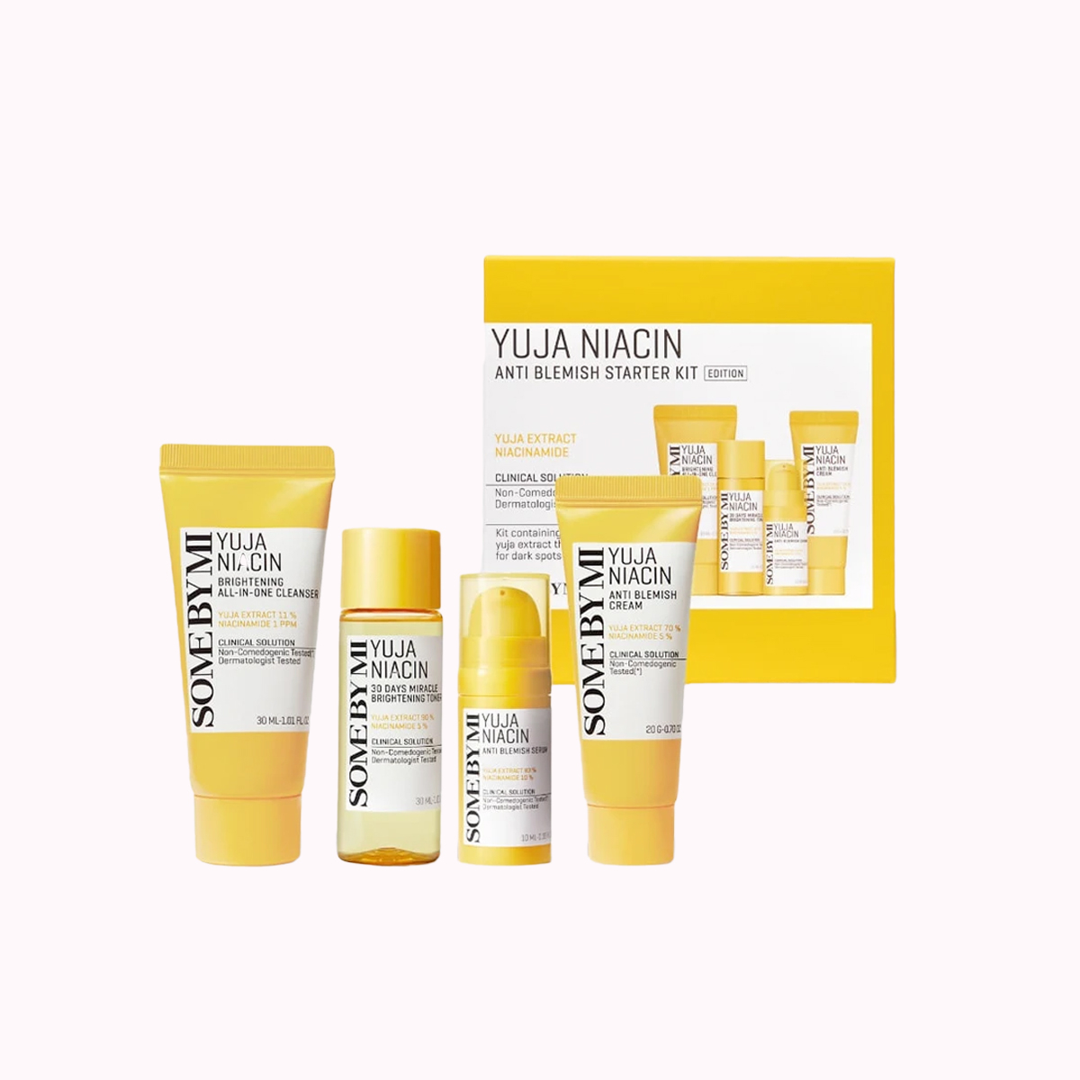 مجموعه مراقبت از پوست سام بای می مدل Yuja niacin مجموعه 4 عددی