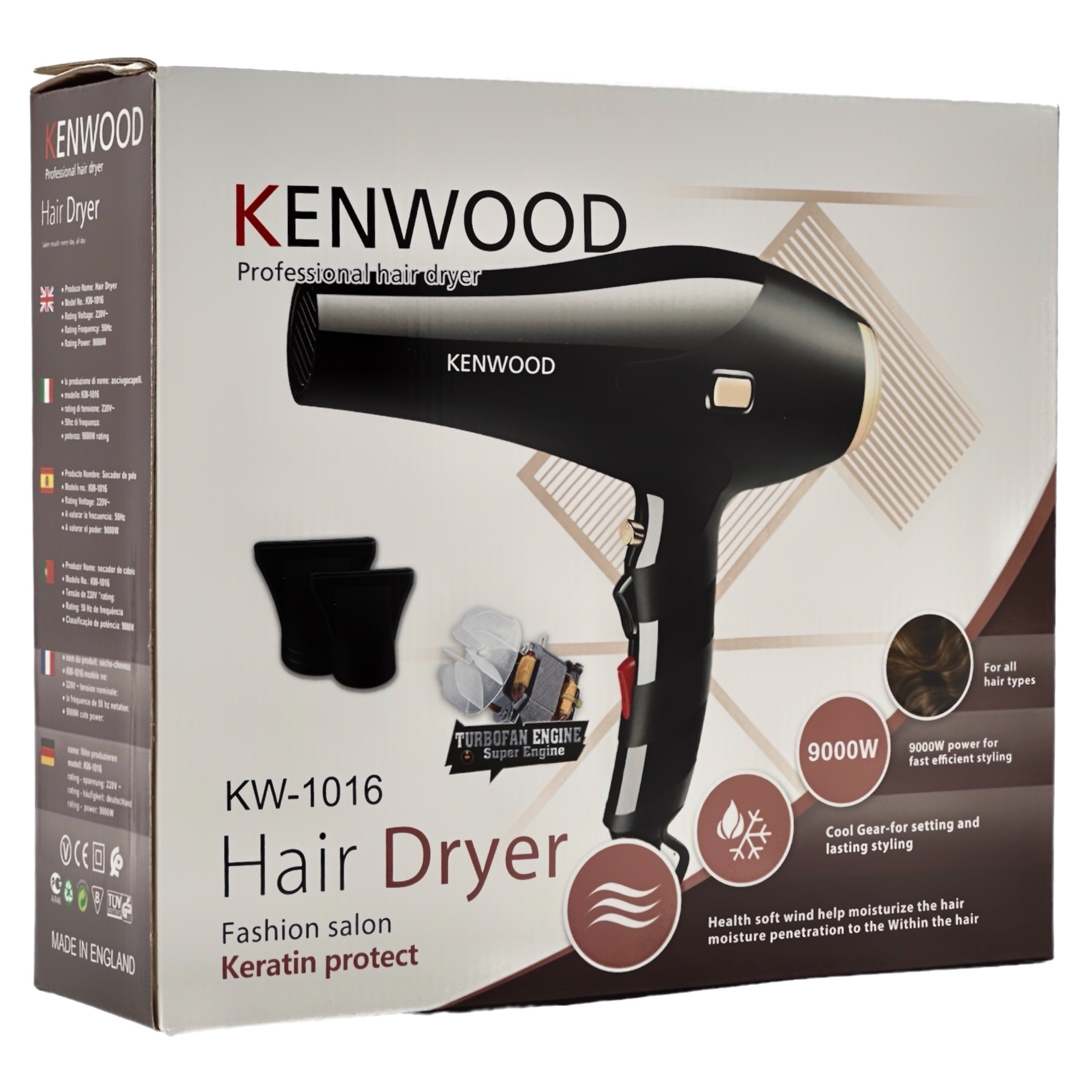 سشوار حرفه‌ای کنوود مدل KW-1016