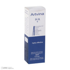 لوسیون آبرسان دست و صورت آرت وینا مدل HA+ مناسب انواع پوست حجم 50 میلی لیتر