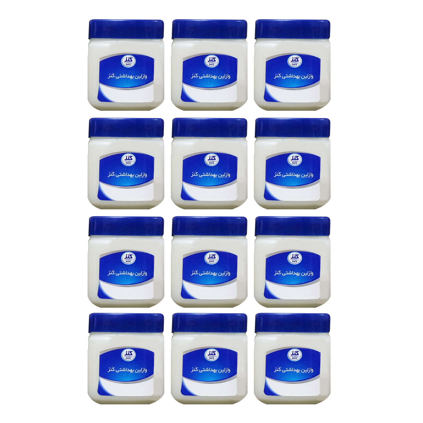 وازلین کنز مدل B12 حجم 125 میلی لیتر  بسته 12 عددی